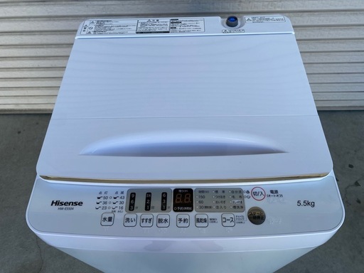 ☆Hisense 洗濯機 5.5kg HW-E5504 2022年製