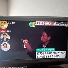 SHARPシャープ　AQUOS アクオス 20型テレビの画像
