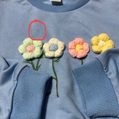 お花トップスの画像