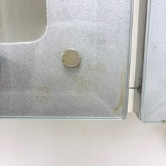 【ドリーム池田】◎ジモティ割7%◎3枚扉「食器棚」ファミリー向け　グレー【46946】の画像