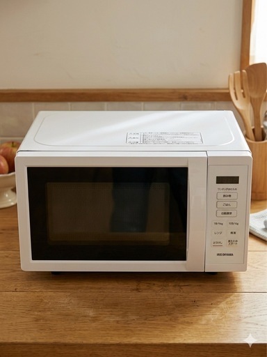 【2025年5月購入】アイリスオーヤマ 電子レンジ IMB-T178-W