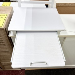 【ドリーム池田】◎ジモティ割7%◎スライド式「レンジ台」ホワイト【47607】の画像