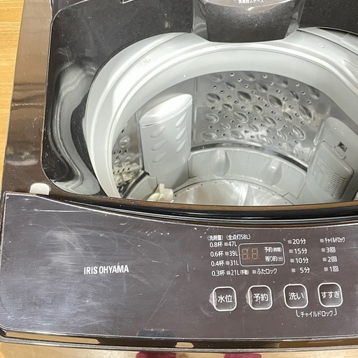 【k40洗濯機】8kg IAW-T803BL アイリスオーヤマ
