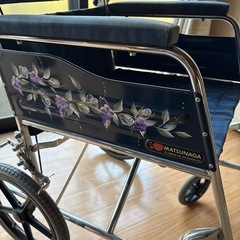 松永製折りたたみ式車椅子の画像