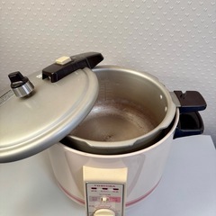 【昭和レトロ】東芝 電気圧力なべ RCP-430 ★通電確認済・説明書&箱付きの画像
