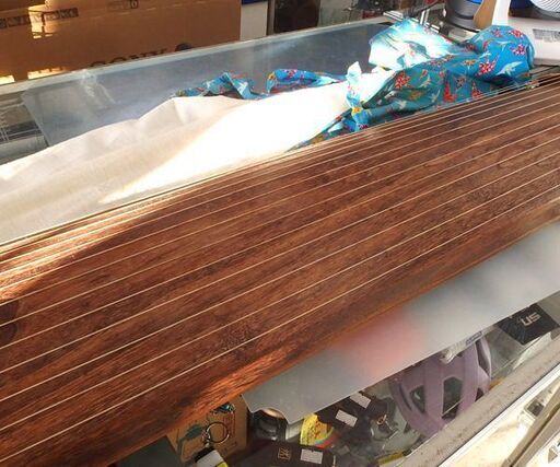 和楽器 琴 13弦 全長約183cm 弦楽器 お琴 箏 琴柱 保存袋付き お琴セット☆ 札幌市 北区 屯田