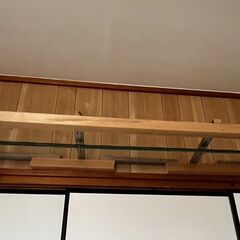 レンガ、サンシェード、自作天井収納・物掛けなどの画像