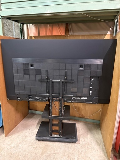 77インチ 4k 有機ELテレビ ソニー ブラビア 2019年製 EQUALS WALLテレビスタンド付
