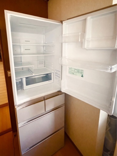 【幅60cmスリム】日立 470L 冷凍冷蔵庫 2021年製 R-HWS47R 