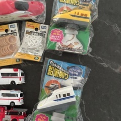 新品多数 トミカプラレール ミニカー 新幹線  その他パーツ 鉛筆削りの画像
