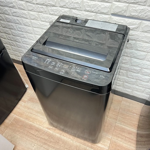 【京都配送設置OK?】洗濯機4.5kg✨? 設置無料‼️ 