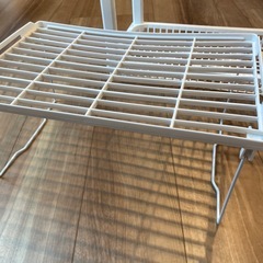 シンク下ラック２個セット　キッチン洗面所収納の画像