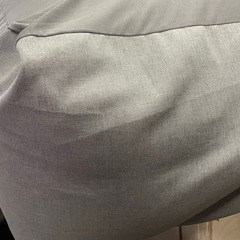 美品　ビーズソファー　Lサイズ　グレーの画像
