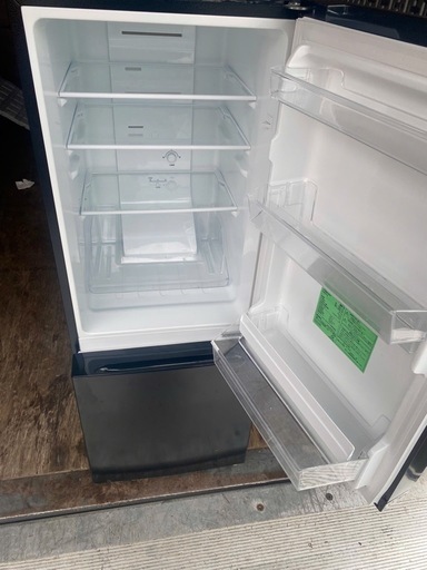 NO B963?福岡市内配送設置無料✨?yselect YRZF15J ヤマダオリジナル ２ドア冷蔵庫 (156L・右開き) ブラック