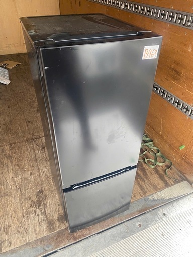 NO B963?福岡市内配送設置無料✨?yselect YRZF15J ヤマダオリジナル ２ドア冷蔵庫 (156L・右開き) ブラック