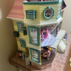 ディズニードールハウス 完成品 フルセット カスタム多数 ライト点灯 美品の画像