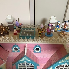 ディズニードールハウス 完成品 フルセット カスタム多数 ライト点灯 美品の画像