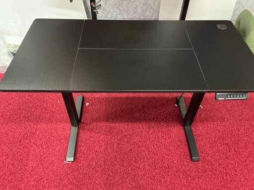 引取限定 美品 電動昇降デスク 新品同様 120cm ワンタッチ昇降 スタンディングデスク PCデスク 在宅ワーク オフィス 高さ調整
