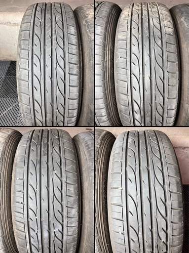 DUNLOP ES202 205/60R16 2021年製 4本セット BRANDLE-LINE 16インチ 6.5J +38 PCD114.3×5H ノア ヴォクシー エスティマ ステップワゴン