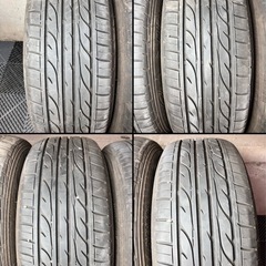DUNLOP ES202 205/60R16 2021年製 4本セット BRANDLE-LINE 16インチ 6.5J +38 PCD114.3×5H ノア ヴォクシー エスティマ ステップワゴン の画像