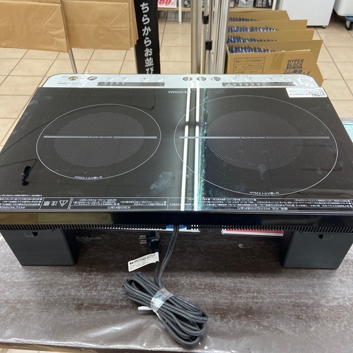 アイリスオーヤマ 2口IHコンロ【リサイクルフカツ岡崎倉庫店】260326YS-2