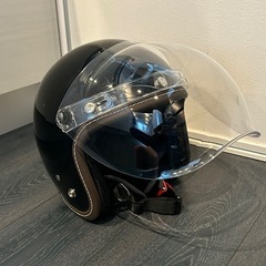 レッドバロン ジェットヘルメット シールド付き ブラックの画像