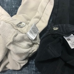 サイズ120 GU裏起毛ズボンセットの画像