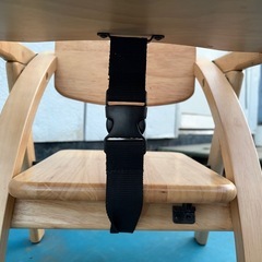 【木製ベビーチェア／折りたたみ式】の画像