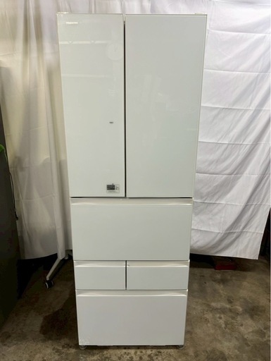 【成約済み】【6ヶ月保証】東芝 6ドア冷蔵庫 GR-M510FW 2018年製 509L 観音開き