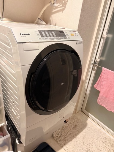 パナソニック NA-VX3700L-W ドラム式洗濯乾燥機 （洗濯10.0kg／乾燥6.0kg・左開き） クリスタルホワイト