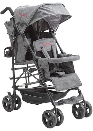 3/28まで。美品 kinderwagon duoシティhop2 2人乗りベビーカー