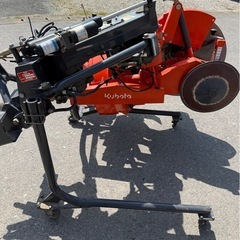 クボタ　RKM750 HK あぜぬり機 畦塗機　リバース リモコン付 トラクター用　作業機　パーツ　キャスター付の画像