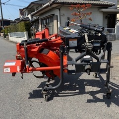 クボタ　RKM750 HK あぜぬり機 畦塗機　リバース リモコン付 トラクター用　作業機　パーツ　キャスター付の画像