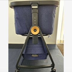 【美品】HZDMJ ベビーベッド ネイビーの画像