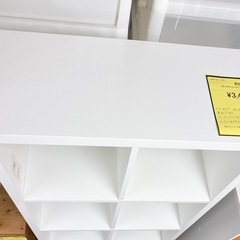 【ドリーム池田】◎ジモティ割7%◎IKEA/イケア「2×4コマ　カラーボックス」ホワイト【48200】の画像