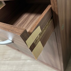 ※お取り引き中※収納家具　キャビネット　棚　木目調ブラウンの画像