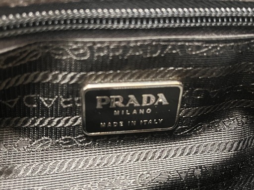 レア　PRADA メンズ　ヴィンテージ　ショルダーバッグ ナイロン　レザー