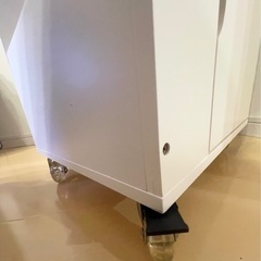 【ホワイト】ミラー付きコスメワゴン✨の画像