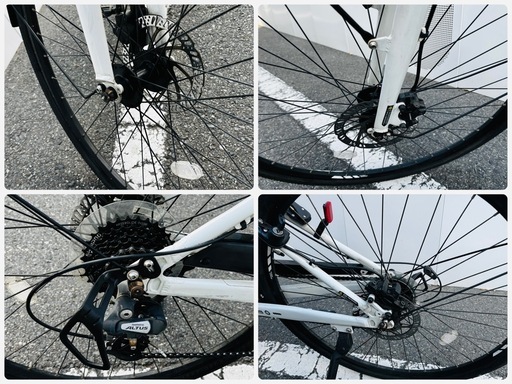 美品【電動アシスト自転車】オフィスプレスe（OFFICEPRESS e） 700C 8段変速 電動自転車 クロスバイク 
