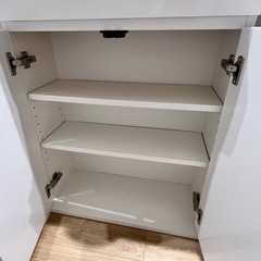 【ディノス　マーブルノーム 薄型サニタリーストッカー】の画像