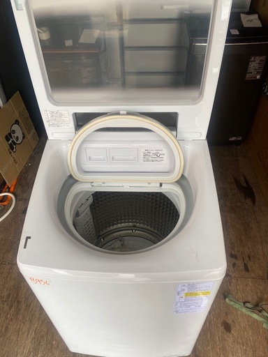 NO B956?福岡市内配送設置無料✨?縦型洗濯乾燥機 ホワイト AQW-TW10N-W [洗濯10.0kg /乾燥5.0kg /ヒー
