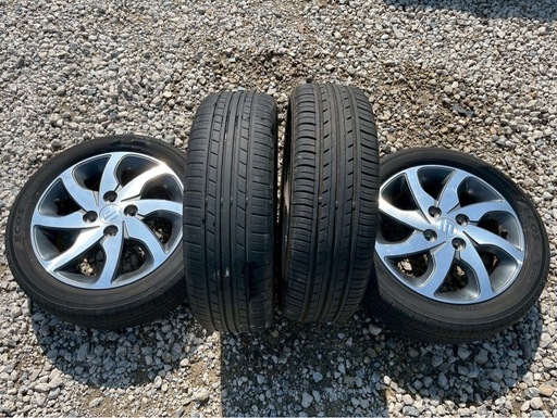 ⭐️早い者勝ち⭐️★165/55R14★SUZUKI★タイヤ付きアルミ4本SET★