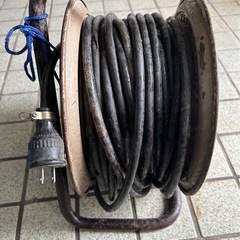 HATAYA コードリール　３０m 金属製　延長コード　サンデータイガー　ハタヤ　ドラム式  ドラム型　電工ドラム　電源ドラム 　電源 コンセント リール の画像