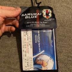 非売品 レア サムライブルー サッカー日本代表 チケットホルダーの画像