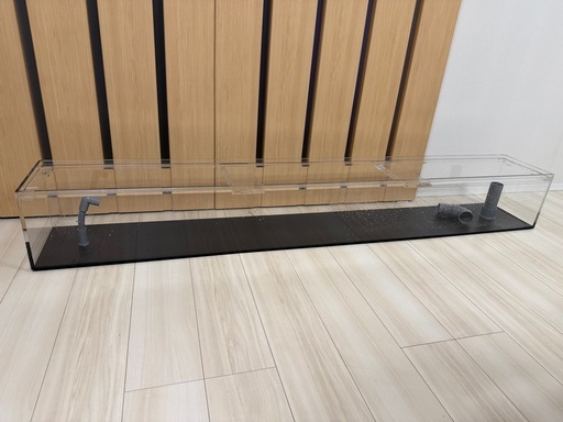 発送可能1800 リフジウム水槽 1770×250×230h専用塩ビ蓋3枚アクリル水槽 