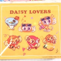 ナルミヤキャラクターズ セブンイレブン限定 ぷっくりシール メゾピアノ　デイジーラバーズ ぷくぷくシール　ボンドロ　ポンポネットの画像