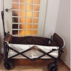 後部展開型 アウトドアキャリーワゴン 300L ベージュ　新品未使用の画像