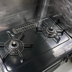 【Rinnai】ガステーブル都市ガス　スライドテーブル付きの画像