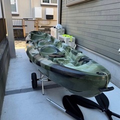 【東京都東村山市引き取り限定】タンデムカヤック2.5人乗り DISCOVERYの画像