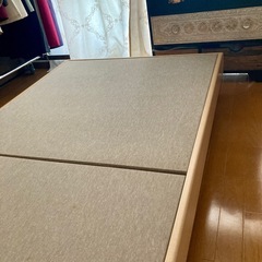 フランスベッド　お洒落　ベッドフレームの画像